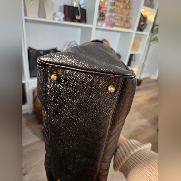 Chanel Coco Mark Caviar Leather Boston Bag 🖤 - Picture 5 of 9